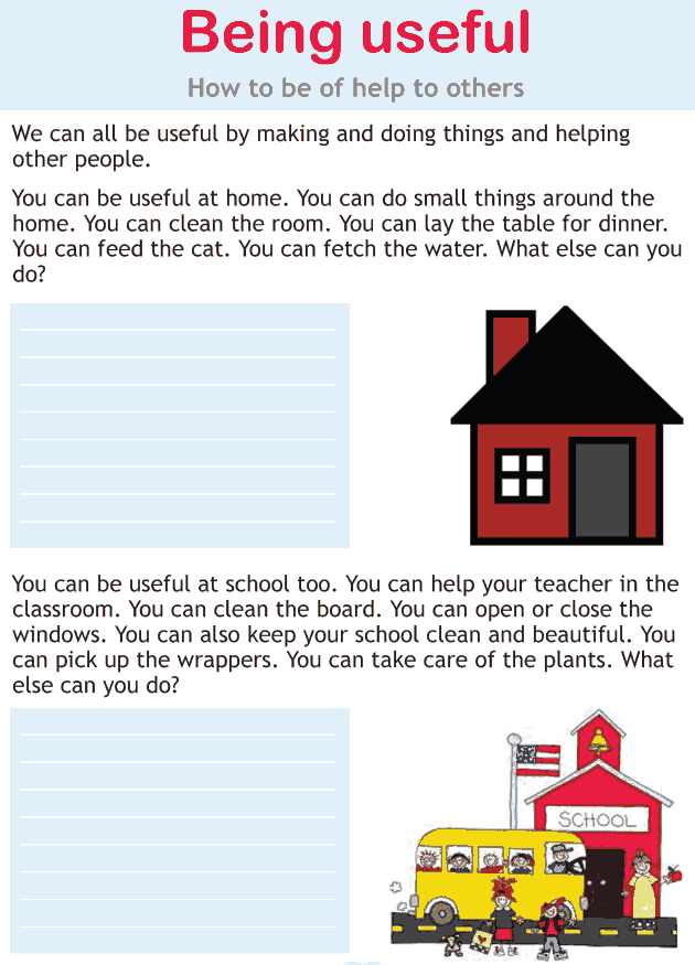 Personality development course grade 2 lesson 12 Being useful (1)