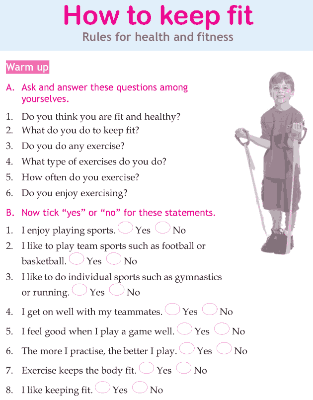 Personality development course grade 3 lesson 14 How to keep fit (1)