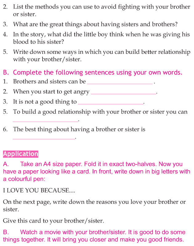 Personality development course grade 4 lesson 6 Brother and sister (4)