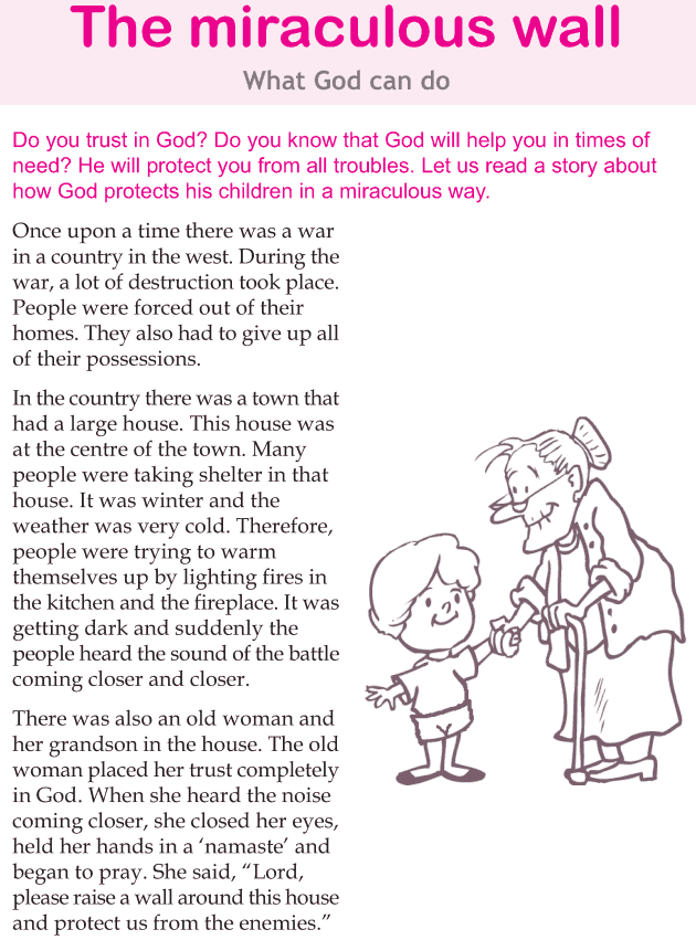 Personality development course grade 5 lesson 6 The miraculous wall (1)
