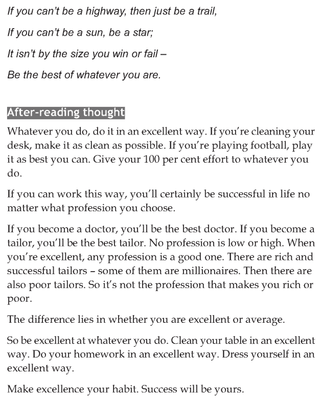 Personality development course grade 6 lesson 1 Be the best of what you are (4)