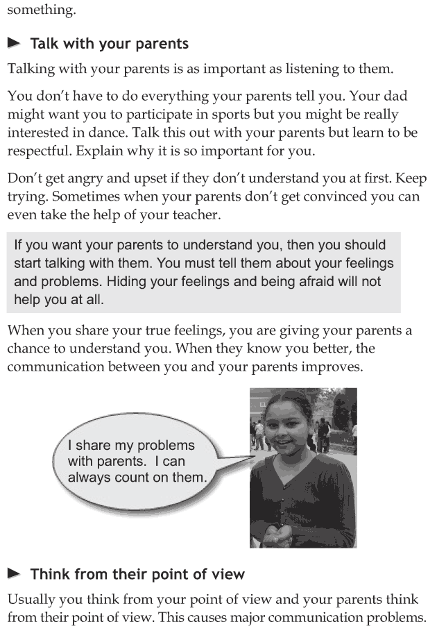 Personality development course grade 6 lesson 3 Communicating with parents (4)