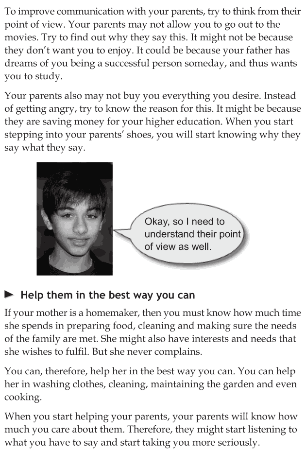 Personality development course grade 6 lesson 3 Communicating with parents (5)